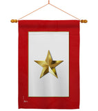 Gold Star - Military Americana Vertical Impressions Decorative Flags HG141082 Made In USA