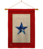 Blue Star - Military Americana Vertical Impressions Decorative Flags HG141083 Made In USA