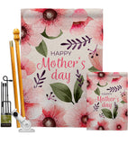 Pink Floral Mother - Mothers Day Summer Vertical Impressions Decorative Flags HG120075 Made In USA