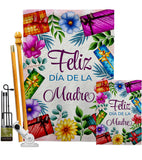 Feliz Dia De La Madre - Mothers Day Summer Vertical Impressions Decorative Flags HG120099 Made In USA