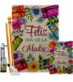 Feliz Dia De La Madre - Mothers Day Summer Vertical Impressions Decorative Flags HG120099 Made In USA