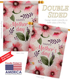 Pink Floral Mother - Mothers Day Summer Vertical Impressions Decorative Flags HG120075 Made In USA