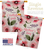 Pink Floral Mother - Mothers Day Summer Vertical Impressions Decorative Flags HG120075 Made In USA