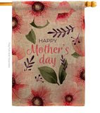 Pink Floral Mother - Mothers Day Summer Vertical Impressions Decorative Flags HG120075 Made In USA