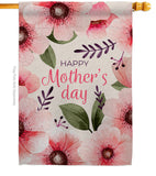 Pink Floral Mother - Mothers Day Summer Vertical Impressions Decorative Flags HG120075 Made In USA