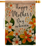 Mother In Heaven - Mothers Day Summer Vertical Impressions Decorative Flags HG120096 Made In USA