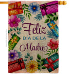 Feliz Dia De La Madre - Mothers Day Summer Vertical Impressions Decorative Flags HG120099 Made In USA