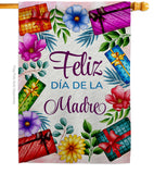 Feliz Dia De La Madre - Mothers Day Summer Vertical Impressions Decorative Flags HG120099 Made In USA