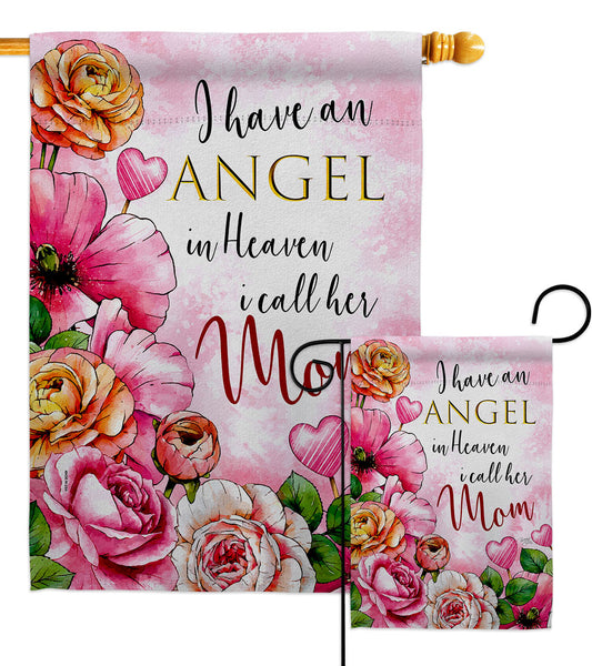 I Have An Angel - Mothers Day Summer Vertical Impressions Decorative Flags HG120098 Made In USA