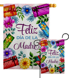 Feliz Dia De La Madre - Mothers Day Summer Vertical Impressions Decorative Flags HG120099 Made In USA