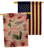 Pink Floral Mother - Mothers Day Summer Vertical Impressions Decorative Flags HG120075 Made In USA