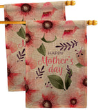 Pink Floral Mother - Mothers Day Summer Vertical Impressions Decorative Flags HG120075 Made In USA