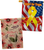 Pink Floral Mother - Mothers Day Summer Vertical Impressions Decorative Flags HG120075 Made In USA