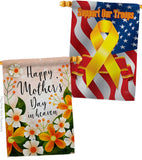 Mother In Heaven - Mothers Day Summer Vertical Impressions Decorative Flags HG120096 Made In USA