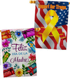 Feliz Dia De La Madre - Mothers Day Summer Vertical Impressions Decorative Flags HG120099 Made In USA