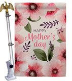 Pink Floral Mother - Mothers Day Summer Vertical Impressions Decorative Flags HG120075 Made In USA