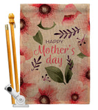 Pink Floral Mother - Mothers Day Summer Vertical Impressions Decorative Flags HG120075 Made In USA