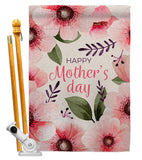 Pink Floral Mother - Mothers Day Summer Vertical Impressions Decorative Flags HG120075 Made In USA