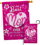 Best Mom Ever - Mothers Day Summer Vertical Impressions Decorative Flags HG130372 Made In USA