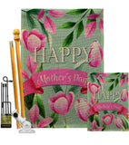 Happy Mother's Day - Mother's Day Summer Vertical Impressions Decorative Flags HG115173 Made In USA