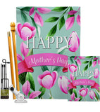 Happy Mother's Day - Mother's Day Summer Vertical Impressions Decorative Flags HG115173 Made In USA