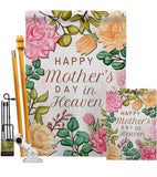 Mother In Heaven - Mother's Day Summer Vertical Impressions Decorative Flags HG115235 Made In USA