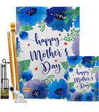 Royal Floral Mother's Day - Mother's Day Summer Vertical Impressions Decorative Flags HG137052 Made In USA