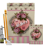 Rose Mother Day - Mother's Day Summer Vertical Impressions Decorative Flags HG192183 Made In USA