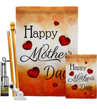 Happy Mommy Day - Mother's Day Summer Vertical Impressions Decorative Flags HG192571 Made In USA
