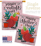 Happy Sweet Mother's Day - Mother's Day Summer Vertical Impressions Decorative Flags HG115136 Made In USA