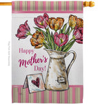 Mother Day Bouquet - Mother's Day Summer Vertical Impressions Decorative Flags HG115148 Made In USA