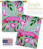 Happy Mother's Day - Mother's Day Summer Vertical Impressions Decorative Flags HG115173 Made In USA