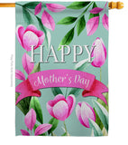 Happy Mother's Day - Mother's Day Summer Vertical Impressions Decorative Flags HG115173 Made In USA