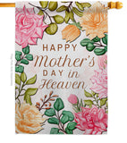 Mother In Heaven - Mother's Day Summer Vertical Impressions Decorative Flags HG115235 Made In USA