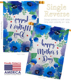 Royal Floral Mother's Day - Mother's Day Summer Vertical Impressions Decorative Flags HG137052 Made In USA