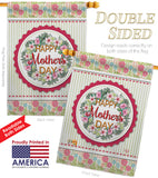 Sweet Mother's Day - Mother's Day Summer Vertical Impressions Decorative Flags HG192057 Made In USA