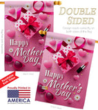 Beautiful Mother Day - Mother's Day Summer Vertical Impressions Decorative Flags HG192189 Made In USA