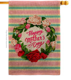 Roses Mother Day - Mother's Day Summer Vertical Impressions Decorative Flags HG192518 Made In USA