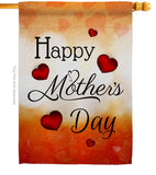 Happy Mommy Day - Mother's Day Summer Vertical Impressions Decorative Flags HG192571 Made In USA