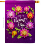 Mother Day Wreath - Mother's Day Summer Vertical Impressions Decorative Flags HG192575 Made In USA