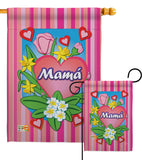 Mamá - Mother's Day Summer Vertical Impressions Decorative Flags HG115078S Made In USA