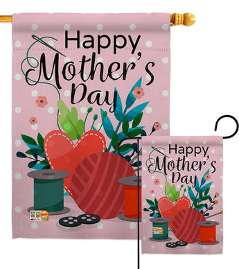 Happy Sweet Mother's Day - Mother's Day Summer Vertical Impressions Decorative Flags HG115136 Made In USA