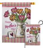 Mother Day Bouquet - Mother's Day Summer Vertical Impressions Decorative Flags HG115148 Made In USA