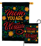 Mom You Are Blessing - Mother's Day Summer Vertical Impressions Decorative Flags HG115174 Made In USA