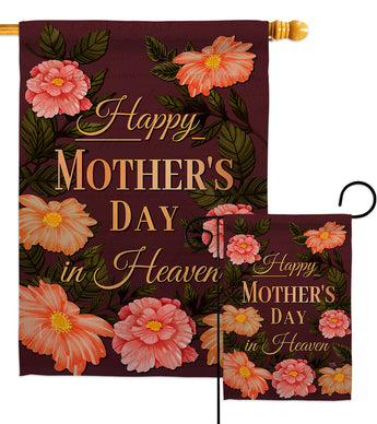 Miss Mother In Heaven - Mother's Day Summer Vertical Impressions Decorative Flags HG115239 Made In USA