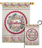 Sweet Mother's Day - Mother's Day Summer Vertical Impressions Decorative Flags HG192057 Made In USA