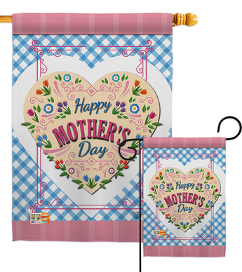 Floral Mother Day - Mother's Day Summer Vertical Impressions Decorative Flags HG192168 Made In USA