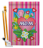 Mom - Mother's Day Summer Vertical Impressions Decorative Flags HG115078 Made In USA