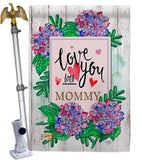 Love You Lots Mommy - Mother's Day Summer Vertical Impressions Decorative Flags HG115118 Made In USA