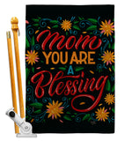 Mom You Are Blessing - Mother's Day Summer Vertical Impressions Decorative Flags HG115174 Made In USA